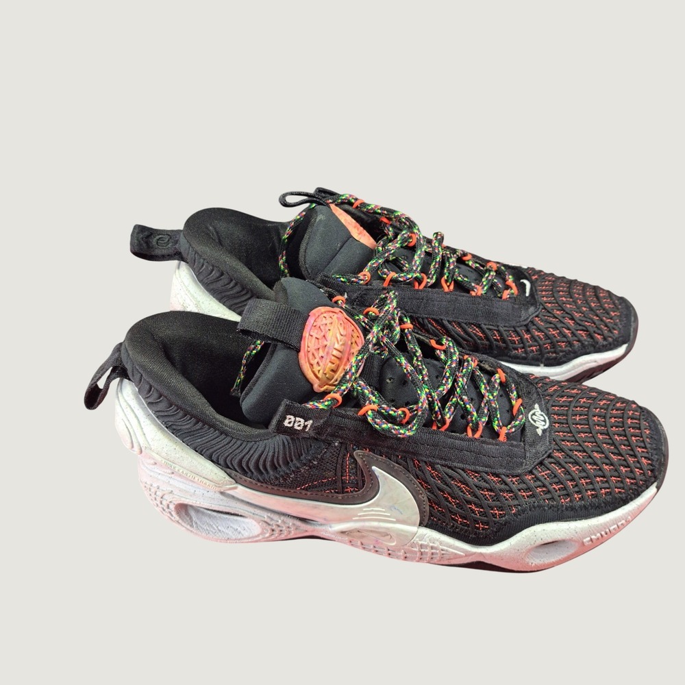 Nike Cosmic Unity 3 Basketball Shoes Mens 8.5 Black Multi-Color Good DM4426-001 - Picture 2 of 15